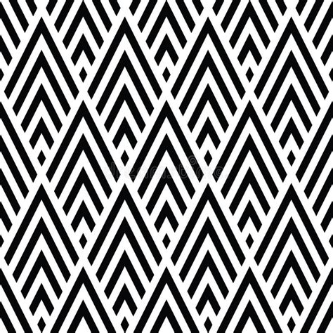 Zigzag Avec Des Lignes Noires Et Blanches Image Design Moderne