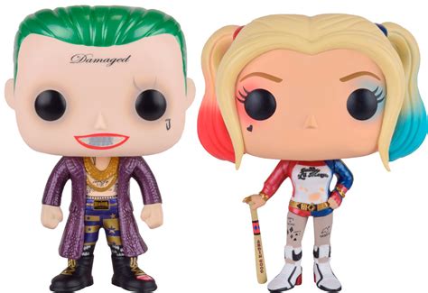 Funko Pop Set The Joker Harley Quinn Suicide Squad Metalicos 1 399