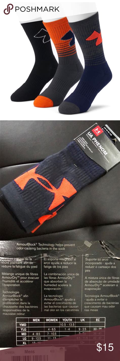 Men's Under Armour 3-pack Crew Socks | Under armour, Crew socks ...