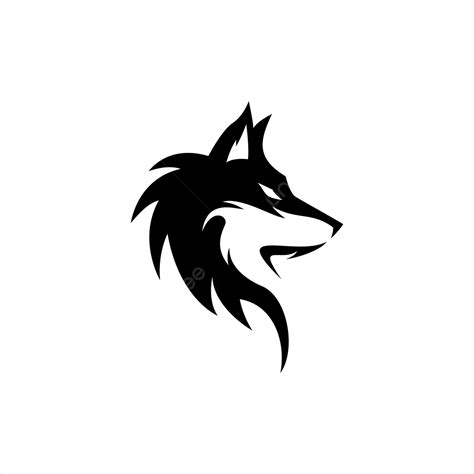 Diseño De Logotipo De Silueta De Lobo E Deportes Descarga Gratuita De