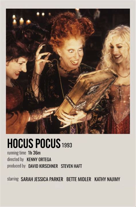 Hocus Pocus Halloween Movie Poster Film Posters Vintage Movie Posters