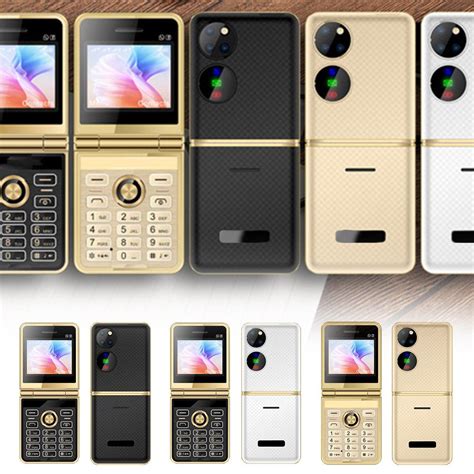 NEW Foldable Flip Unlocked Mobile Phone 4 SIM Card GSM Magic Camera ...
