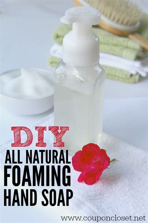 Easy Diy Foaming Hand Soap Homemade Foaming Hand Soap