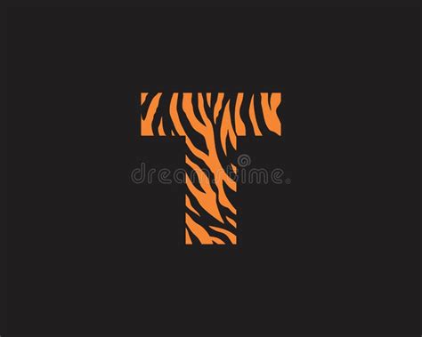 Tiger Stripe Letters Stock Illustrations Tiger Stripe Letters