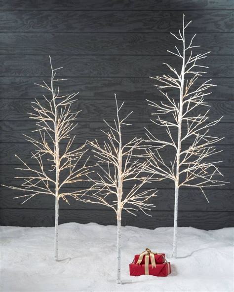 Led Winter Birch Christmas Tree Balsam Hill Birch Tree Decor Birch