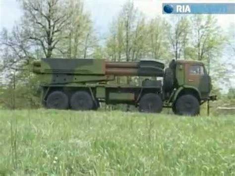 CV 9A52 4 Tornado MRLS New Russian Multiple Rocket Launcher System