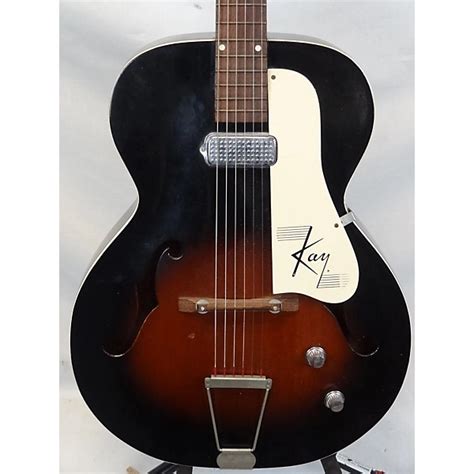 Used Kay 1960s Value Leader K6533 Hollow Body Electric Guitar Tobacco Burst Guitar Center