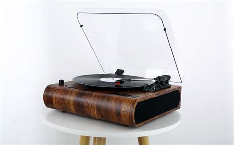 VOSTERIO Tourne Disque à entrée et Sortie Bluetooth Platine Vinyle