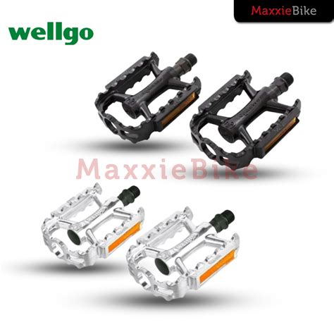 Jual WELLGO C280 Pedal Sepeda Aluminium Alloy Dual DU Bearing Bicycle