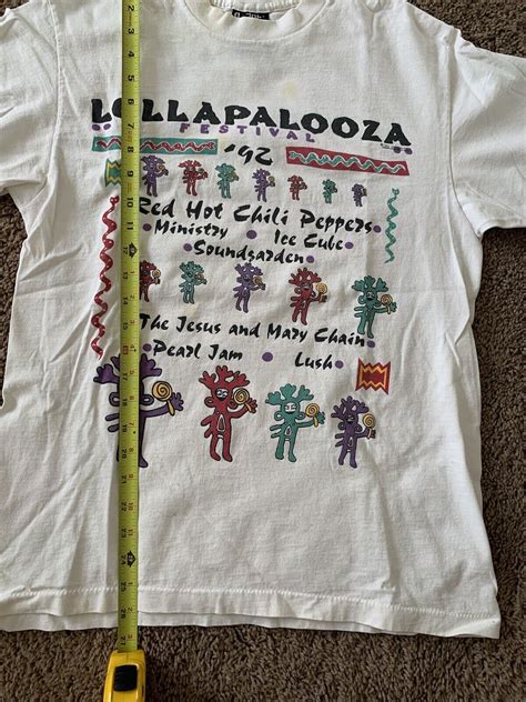 Lollapalooza Vintage Tour T Shirt Size Large Gem