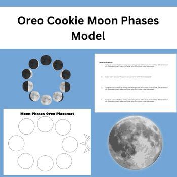 Modeling The Moon Phases With Oreo Cookies Moon Phases Activity Lab