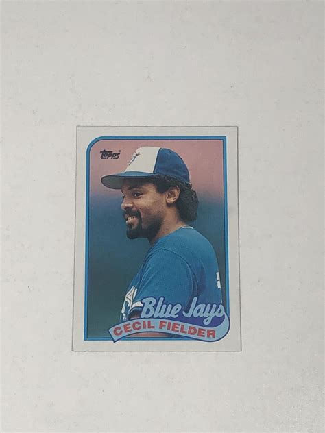 1989 Topps 541 Cecil Fielder For Sale Online EBay