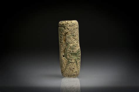 Early Babylonian Ceramic Cylinder Seal With Two Winged Griffins Seals