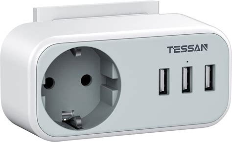 Tessan Wtyczka Do Gniazdka Gniazdo Wtykowe Usb W Adapter Z Usb