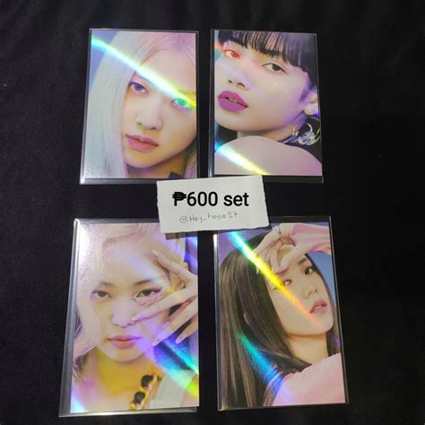 Blackpink How You Like That Withdrama POB Official Photocards Hobbies