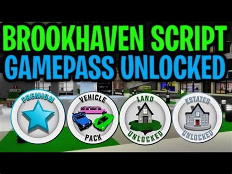 Brookhaven Script Unlock All Gamepass Script OP 2024 Working YouTube