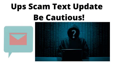 Ups Scam Text Update Be Cautious