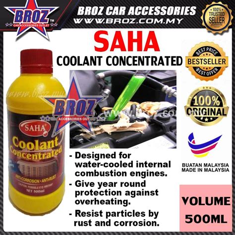 SAHA Coolant Concentrated Anti Corrosion And Anti Rust 500ML Price