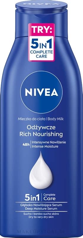 NIVEA Nourishing Body Milk Pflegende Und Feuchtigkeitsspendende