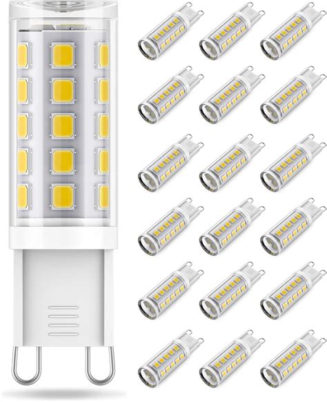 SHINESTAR 18 Pack G9 LED Bulb 3000K Warm White 40W Halogen Equivalent