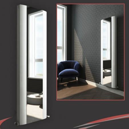 Mm W X Mm H Cariad Double Aluminium White Vertical Mirror