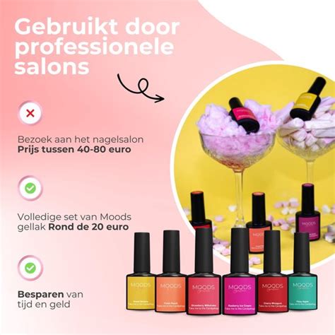 Moods Gellac Delige Set Gel Nagellak Ml Take Me To The