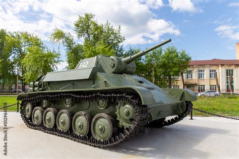 Soviet light tank T-70 Stock Photo | Adobe Stock