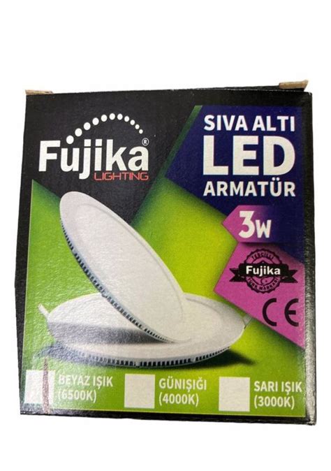 Fujika 3w Sıvaaltı Led Panel Armatür Beyaz IŞik Fiyatları Ve Özellikleri