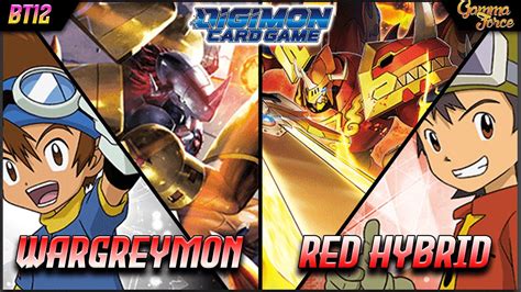 WarGreymon Vs Red Hybrids BT12 Digimon TCG YouTube