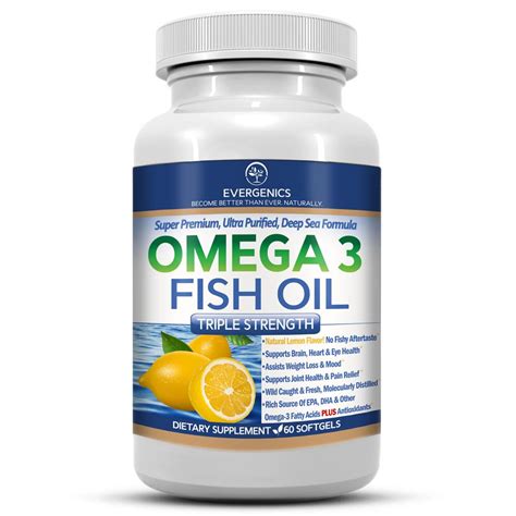 Super Premium Omega 3 Fish Oil | Evergenics Health and Personal Care