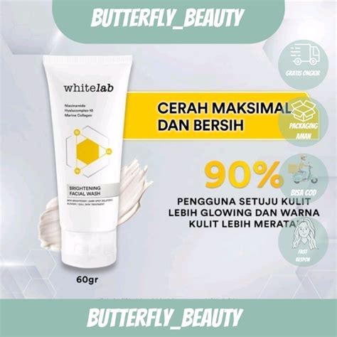 Jual Whitelab Brightening Face Wash Sabun Pembersih Muka Pencerah