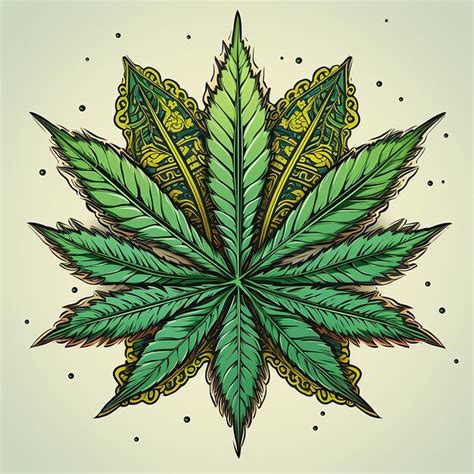 Premium Ai Image Cannabis Vector Art Creative Illustrations And