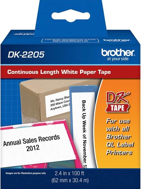 Amazon Brother Genuine Dk Continuous Paper Label Roll Cut