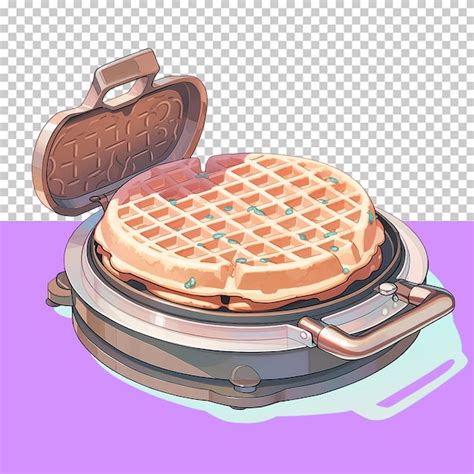 Un Fondo Transparente De Objeto Aislado De Plancha Para Gofres