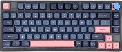 EPOMAKER SKYLOONG GK75 Lite Seal Wired Hot Swap Compatible Programmable Single Rotary Keyboard