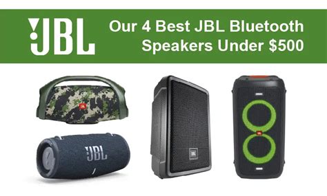 Our Best Jbl Bluetooth Speakers Under In All For Turntables