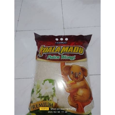 Jual Beras Koala Madu Pulen Wangi 5kg Shopee Indonesia