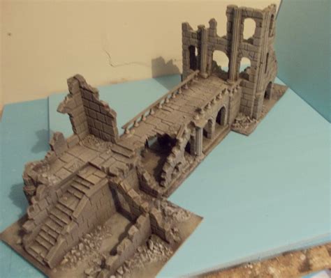 Ancient Ruin Set Osgiliath Frostgrave Fantasy Wargames Scenery