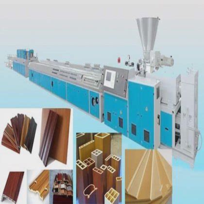 Wpc Upvc Pvc Window Door Frame Panel Board Wpc Profile Making Machine