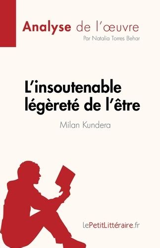 L insoutenable légèreté de l être de Milan Kundera Télécharger PDF