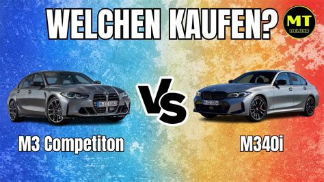 Konfiguration BMW M3 Vs BMW M340i YouTube