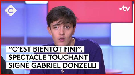 Gabriel Donzelli sa guerre sur scène C à vous 08 12 2023 YouTube