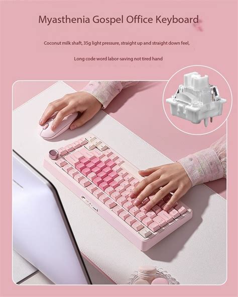 Yunzii B Pro Three Mode Bluetooth Mechanical Keyboard With Hot Swappable Wireless Keyboard