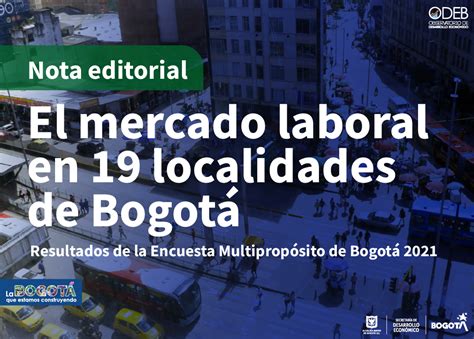 El Mercado Laboral En 19 Localidades De Bogotá