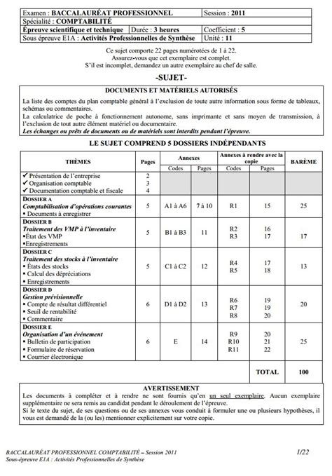 Comptabilité Bac PRO Cours et Annales Corrigées de Compta