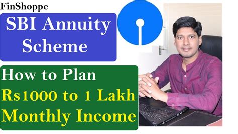 Sbi Annuity Deposit Scheme Monthly Income Plan Youtube