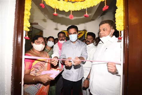 Hyderabad KTR Launches 2BHK Dignity Housing Colony In Khairatabad