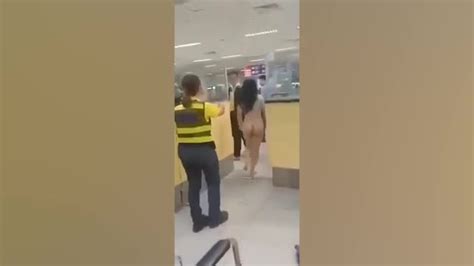 Landing Strip Furious Female Passenger 34 Walks NAKED Through Airport Security ViralPress