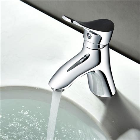 Chrome Sink Faucet Hot And Cold Water Sink Tap