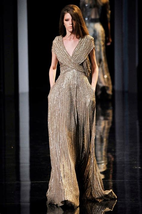 Elie Saab Gold Evening Dresses Fashion Elie Saab Couture